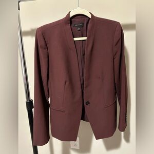 Ann Taylor Women's Burgundy Blazer